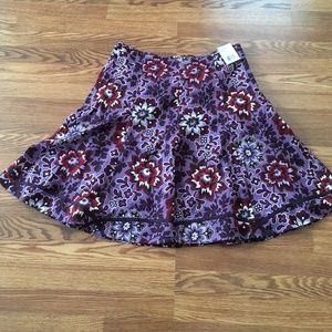 Liz & Co. NWT vintage purple circle skirt, size 14